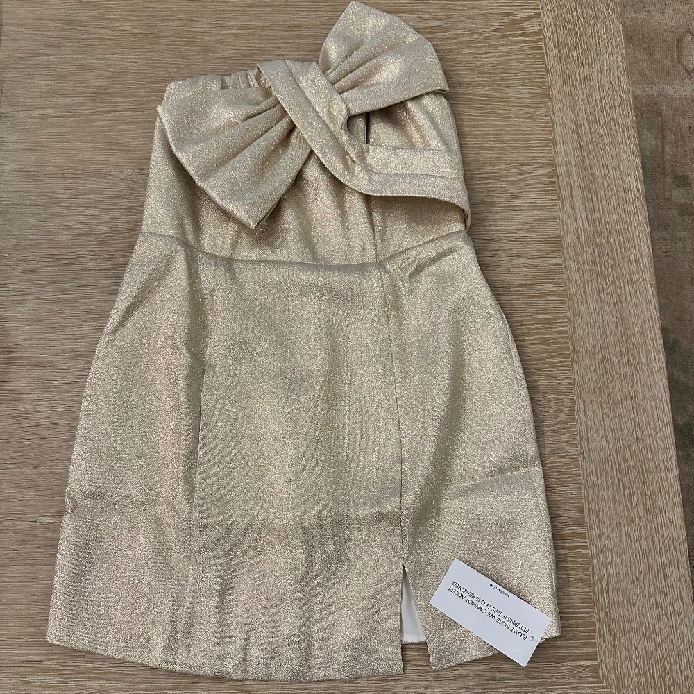 YUMI KIM gold dress